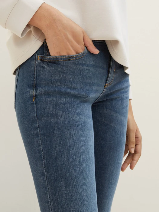 Tom Tailor Alexa Slim Jeans Jeans mid stone wash denim (Damen)