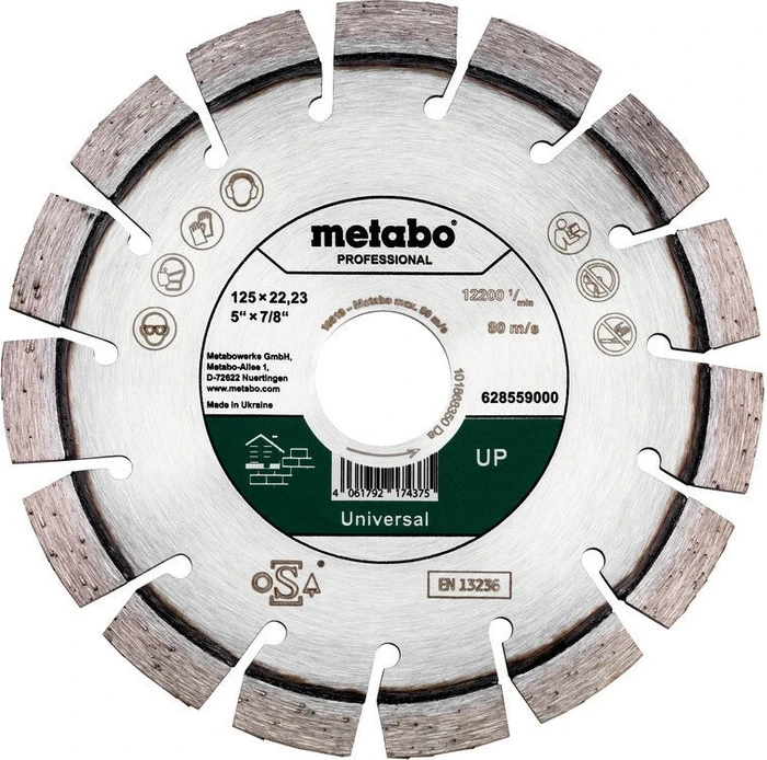 Metabo Professional UP Diamanttrennscheibe, 125x2.4x22.23mm, 2 Stück