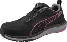 Puma Aspire Disc Low S3S ESD Sicherheitsschuhe schwarz (Damen)