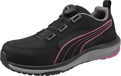 Puma Aspire Disc Low S3S ESD Sicherheitsschuhe schwarz (Damen)