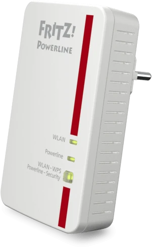 FRITZ! FRITZ!Powerline 1240E Kit, Powerline/WLAN-Access Point und Powerline-Adapter Set, 2er-Bundle