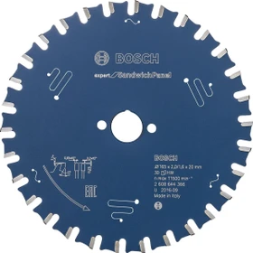 Bosch Professional Expert for Sandwich Panel Kreissägeblatt 30Z, 165x1.6x20mm, 1 Stück