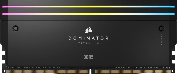 Corsair Dominator Titanium RGB schwarz UDIMM 64GB Kit, DDR5-6000, CL30-36-36-76