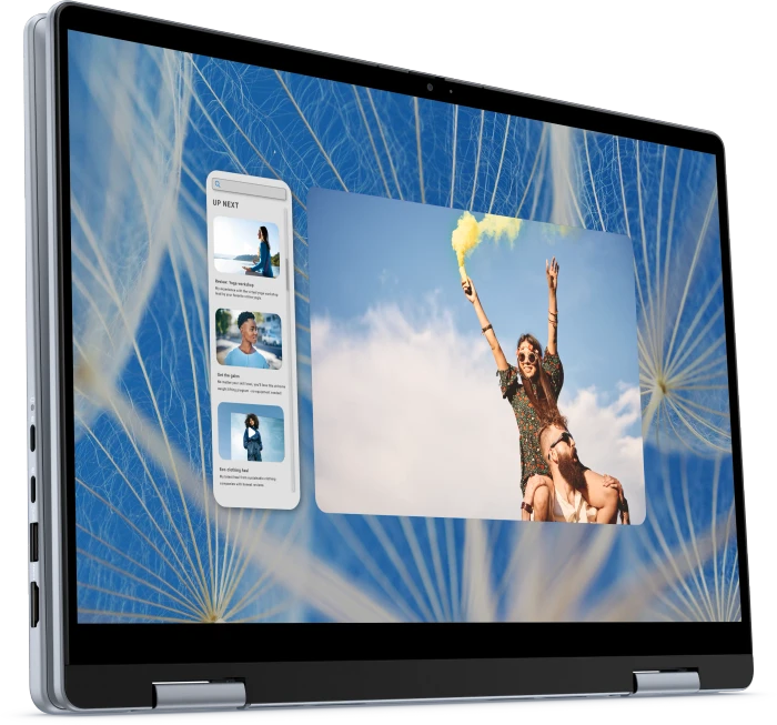 Dell Inspiron 14 2-in-1 7440, Ice Blue, Core i5-1334U, 8GB RAM, 512GB SSD, DE