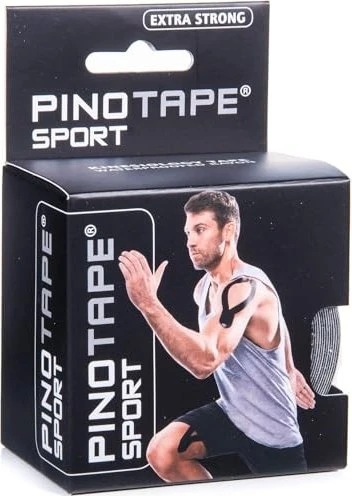 Pinotape Sport Kinesiology Tape Rolle 5cm x 5m black