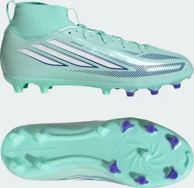 adidas F50 Sparkfusion League Mid Cut FG/AG clear mint/cloud white/solar purple (Junior)