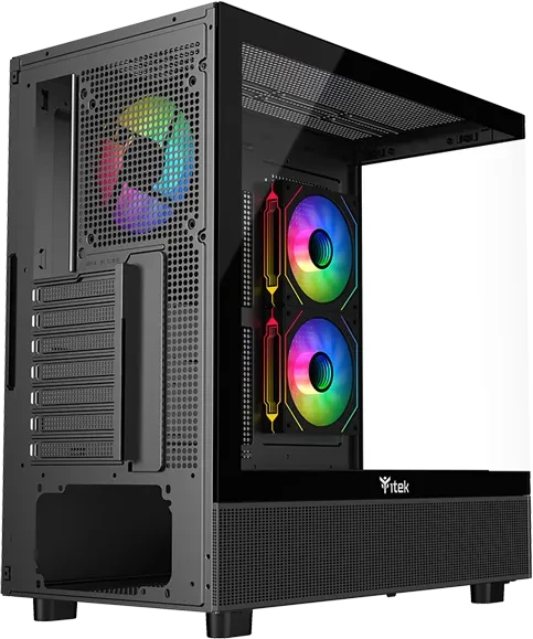 iTek Showbui 42W Black, Glasfenster