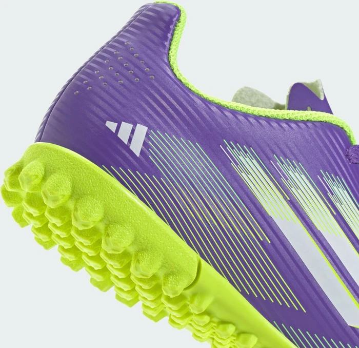 adidas F50 Club AG purple rush/cloud white/lucid lemon (Junior)