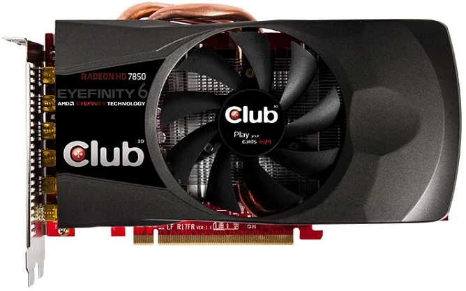 Club 3D Radeon HD 7850 Eyefinity 6, 2GB GDDR5, 6x mDP