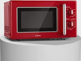 Klarstein Caroline Mikrowelle mit Grill rot