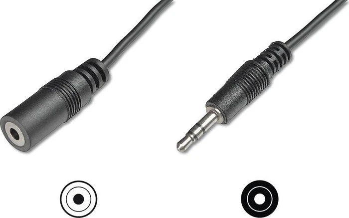 Digitus 3.5mm Klinke Verlängerungskabel 2.5m