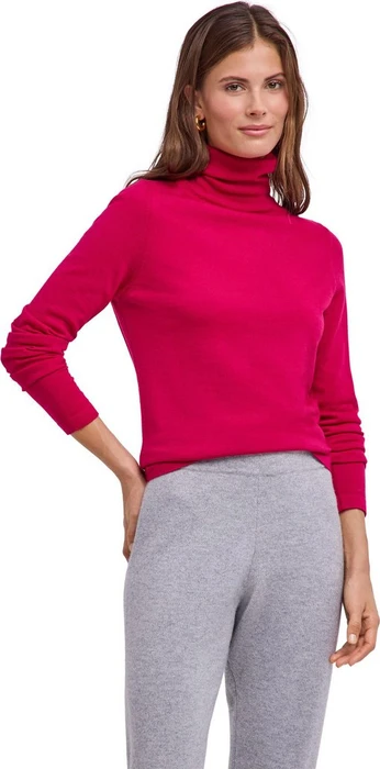 Falke Casual Wool Rollkragen Pullover magenta (Damen)