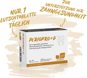 NICApur mediBalance PerioPro+D Lutschtabletten, 30 Stück