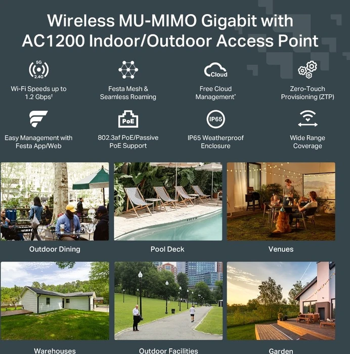 TP-Link Festa F52-Outdoor, AC1200