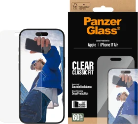 PanzerGlass Screen Protector Classic Fit w. EasyAligner für Apple iPhone Air