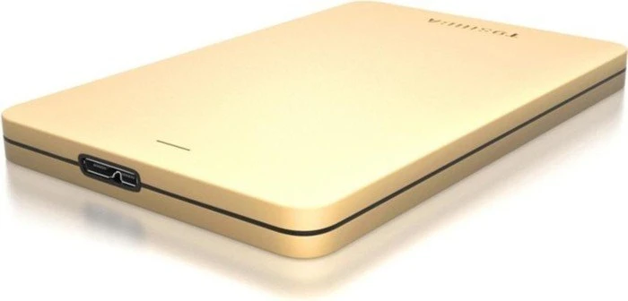 Toshiba Stor.E Canvio Alu, gold, 1TB, USB 3.0 Micro-B