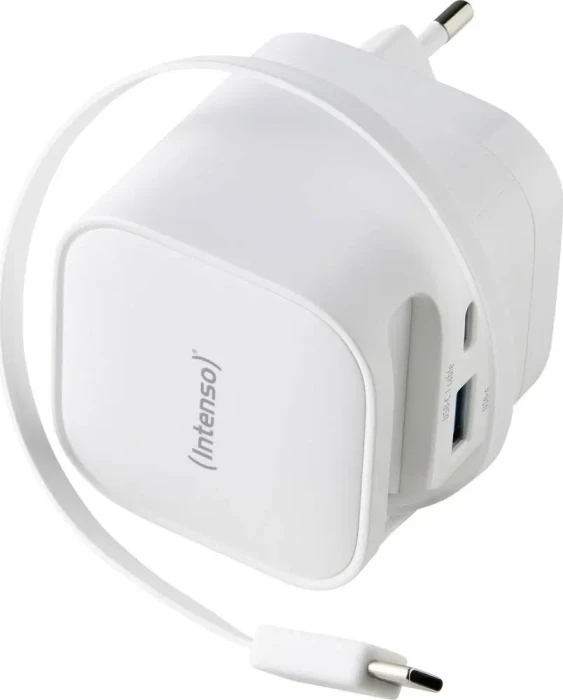 Intenso Power Adapter W65ACIC GaN weiß