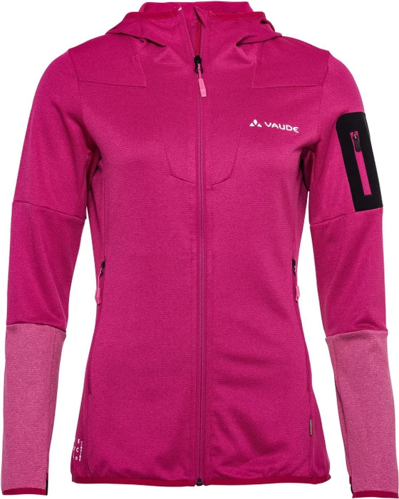 Vaude Monviso Fleece Hooded Funktionsjacke rich pink (Damen)