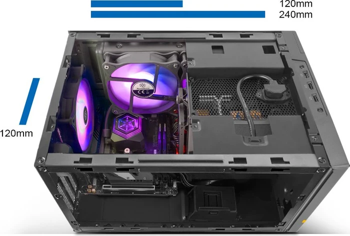 SilverStone Sugo 14, weiß, Mini-ITX