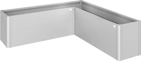 Biohort Pflanzbeet Belvedere L200Midi Hochbeet 201x201cm silber-metallic