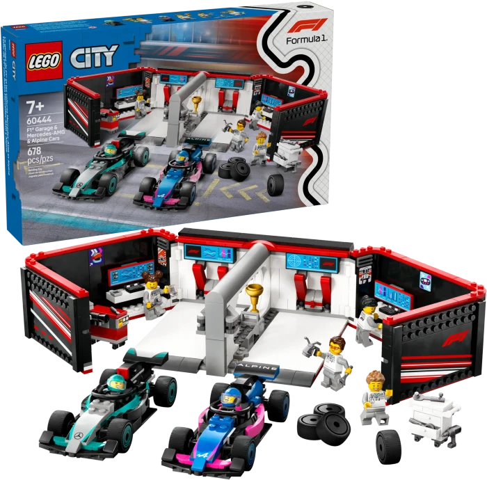 LEGO City - F1 Garage & Mercedes-AMG & Alpine Cars