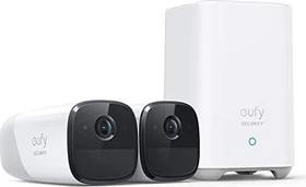 eufy eufyCam 2 Pro 2-Kameras, inkl. HomeBase 2, Set