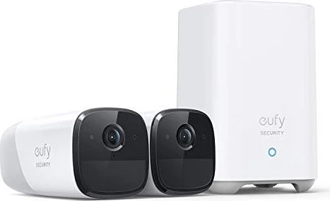 eufy eufyCam 2 Pro 2-Kameras, inkl. HomeBase 2, Set