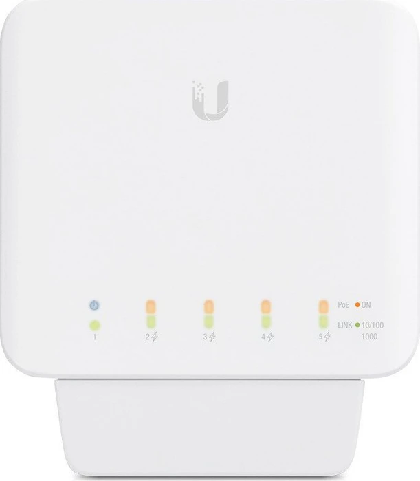 Ubiquiti UniFiSwitch Flex Outdoor Wallmount Gigabit Managed Switch, 5x RJ-45, 46W PoE++ PD, Bundle (3x)