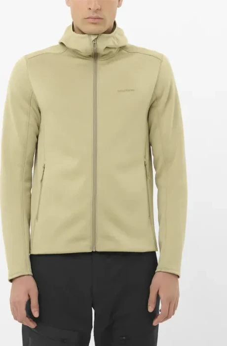 Salomon Outline Warm Hooded Jacke gray green (Herren)