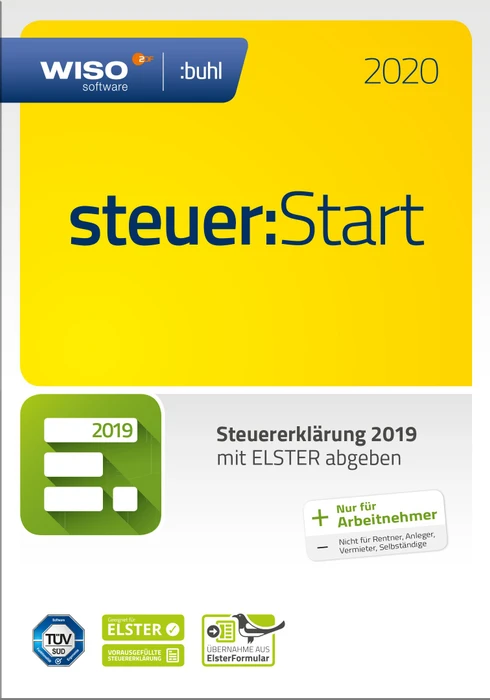 Buhl Data WISO Steuer:Start 2020 (deutsch) (PC)