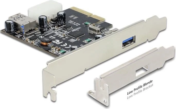 DeLOCK 2x USB-A 3.1, PCIe 3.0 x4