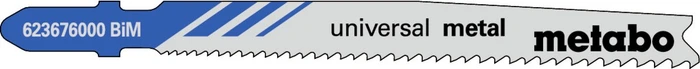 Metabo Universal Metal Stichsägeblatt, 74x1mm, 25 Stück