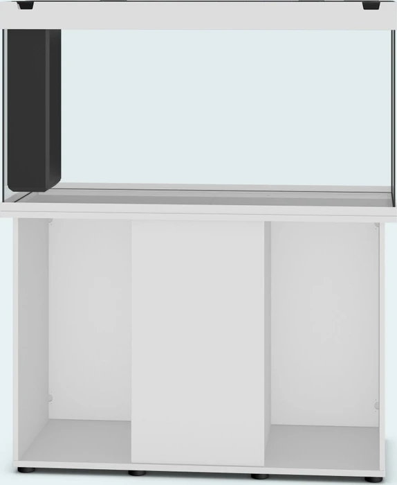 Juwel Rio 350 LED Aquarium-Set mit Unterschrank, weiß/weiß, 350l