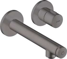 Hansgrohe Axor Uno Unterputz für Wandmontage Select mit Auslauf 158mm polished black chrome
