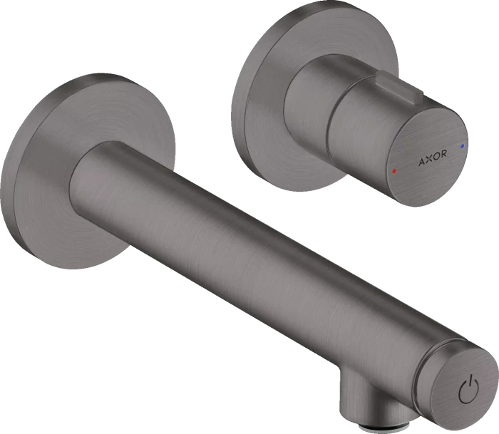 Hansgrohe Axor Uno Unterputz für Wandmontage Select mit Auslauf 158mm polished black chrome