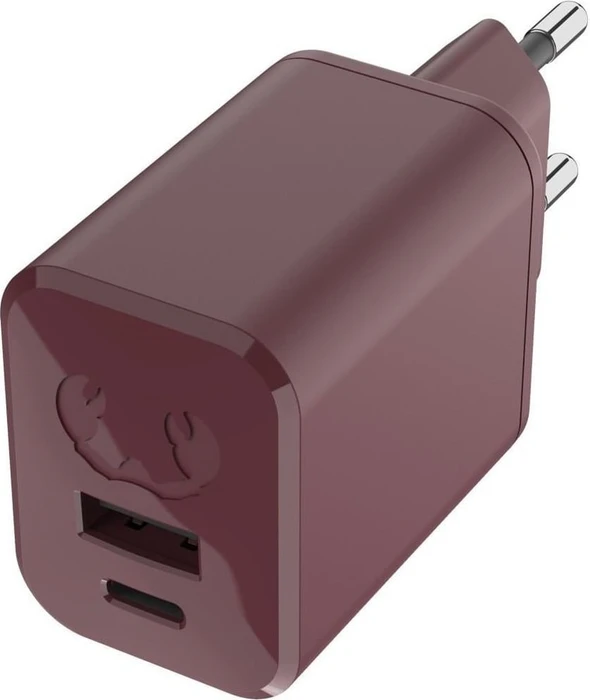 Fresh 'n Rebel USB + USB-C Mini Charger 45W PD deep mauve violett