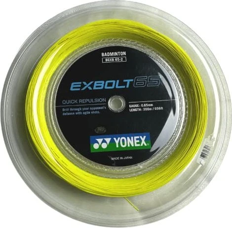 Yonex Exbolt 65 Badmintonsaite gelb 200m
