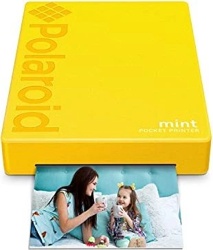 Polaroid Mint ZINK Pocket Printer, gelb