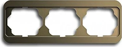 Busch-Jaeger Alpha nea Abdeckrahmen 3-fach Rahmen waagrecht, bronze