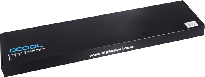 Alphacool Hardtube 13/10mm 90° 10/50cm Deep Black, schwarz verchromt