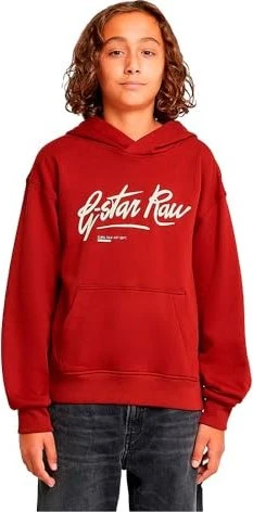 G-Star Loose Brushed Hoodie dark baron (Junior)