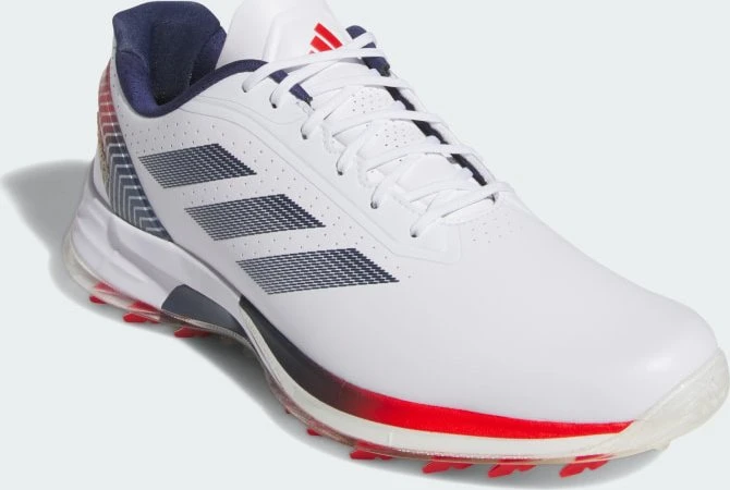 adidas Adizero ZG Spikeless Golf cloud white/dark blue/red (Herren)
