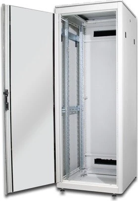 Digitus Professional Unique Serie Serverschrank 32HE, Sicherheitsglastür, IP2X, grau, 600mm tief