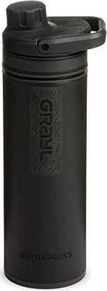 Grayl Ultrapress Wasserfilter Trinkflasche 473ml covert black