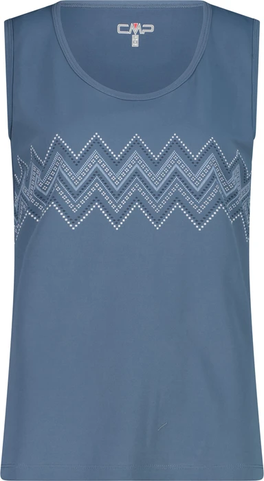 CMP Frontgrafik Tanktop Funktionsshirt ärmellos space (Damen)