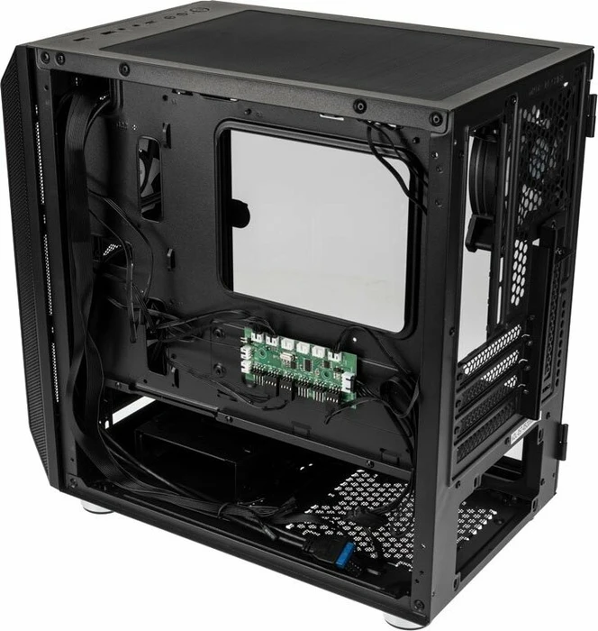 Kolink Citadel Mesh RGB, schwarz, Glasfenster