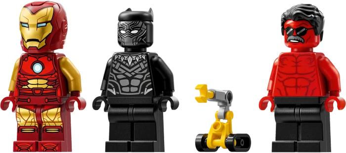 LEGO Marvel Super Heroes Spielset - Iron Man Auto und Black Panther vs. Red Hulk