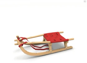 Kathrein Jugend Touren Schlitten rot (Junior)