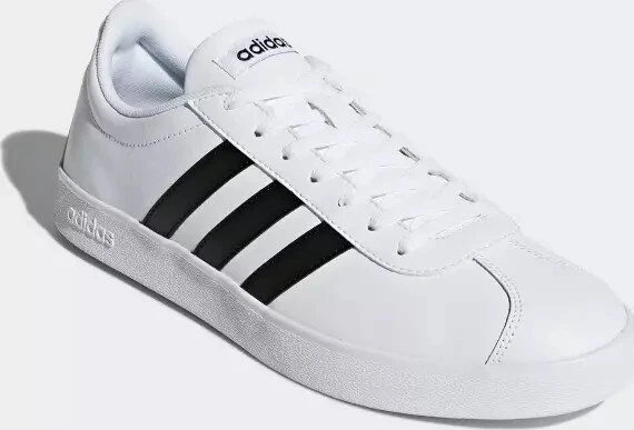 adidas VL Court 2.0 cloud white/core black (Herren)