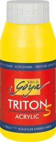 Kreul Solo Goya Triton S Acrylic Acrylfarbe, echtgelb hell, 750ml